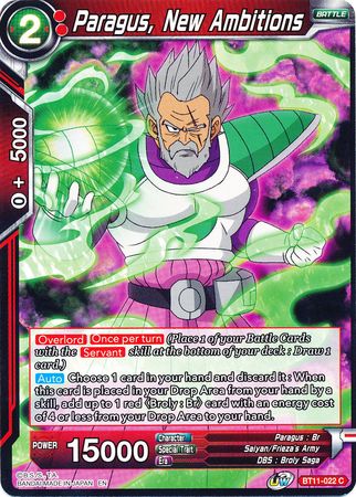 Paragus, New Ambitions [BT11-022] | Good Games Adelaide SA