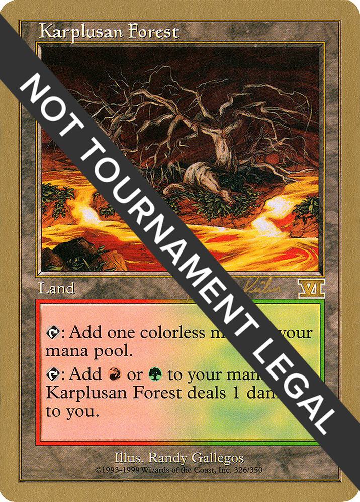 Karplusan Forest 2000 Janosch Kuhn 6ED jk326/117 (World Championship Decks)  | Good Games Adelaide SA