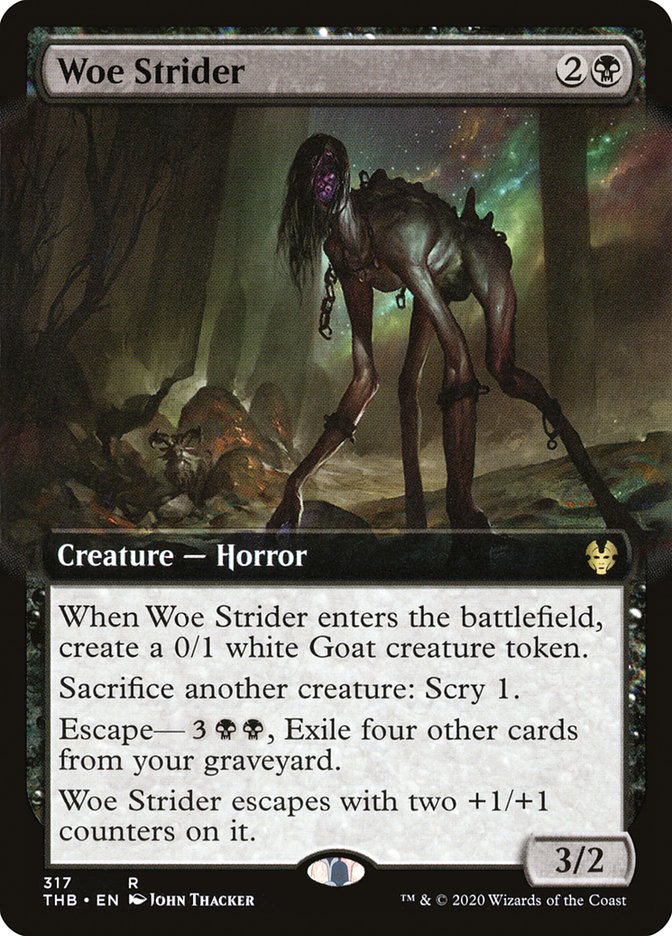 Woe Strider (Extended Art) [Theros Beyond Death] | Good Games Adelaide SA