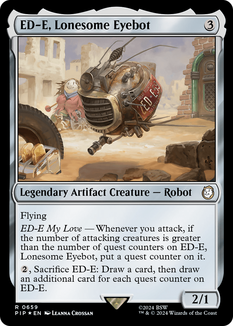 ED-E, Lonesome Eyebot (Surge Foil) [Fallout] | Good Games Adelaide SA