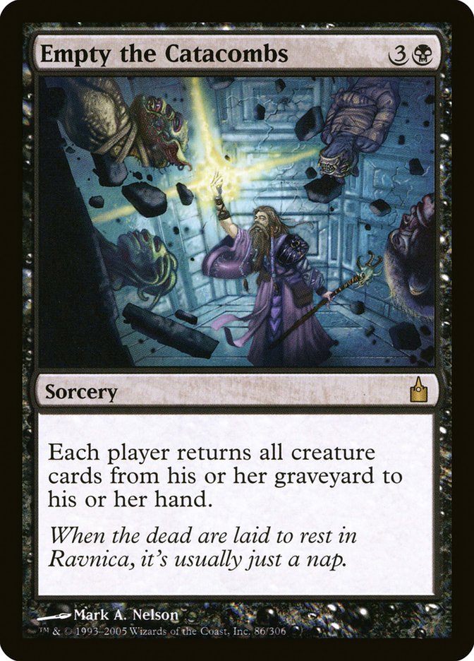 Empty the Catacombs 86 (Ravnica: City of Guilds)  - Foil | Good Games Adelaide SA