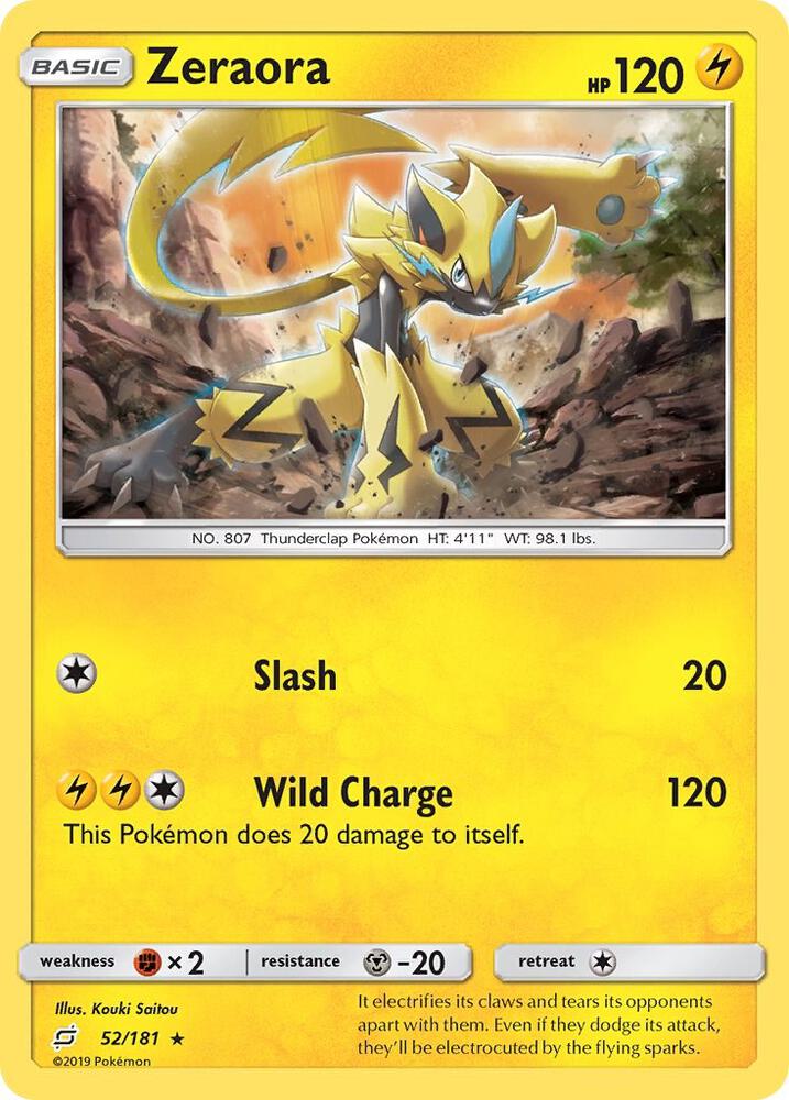 Zeraora 52/181 (SM - Team Up)  - Holofoil | Good Games Adelaide SA