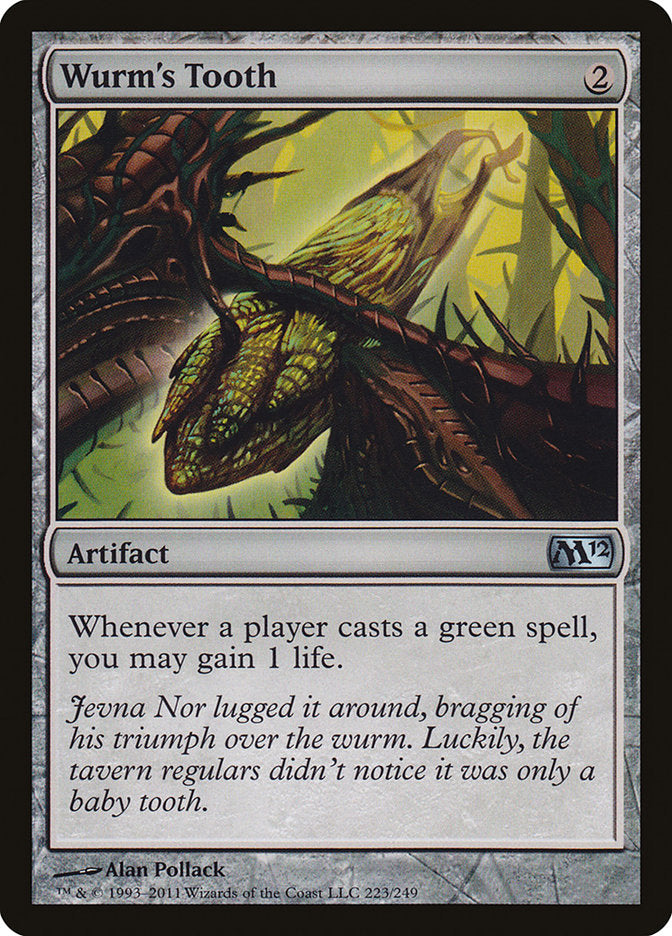 Wurm's Tooth 223 (Magic 2012 (M12))  - Foil | Good Games Adelaide SA