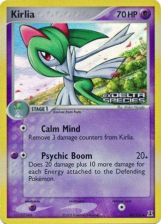 Kirlia (47/113) (Stamped) [EX: Delta Species] | Good Games Adelaide SA