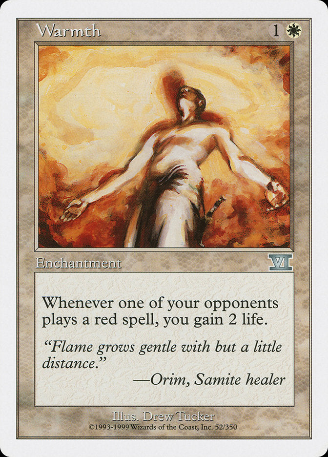 Warmth 52 (Classic Sixth Edition)  | Good Games Adelaide SA