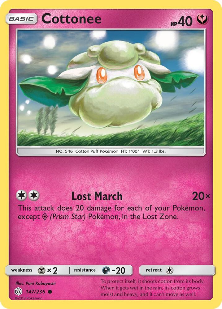 Cottonee 147/236 (SM - Cosmic Eclipse)  | Good Games Adelaide SA