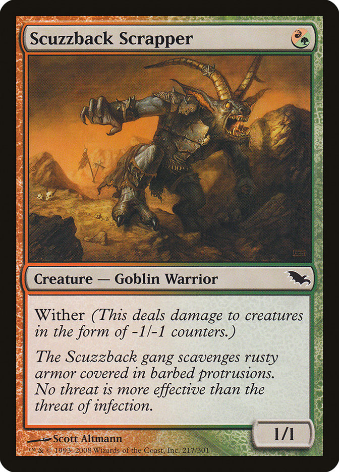 Scuzzback Scrapper 217 (Shadowmoor)  - Foil | Good Games Adelaide SA