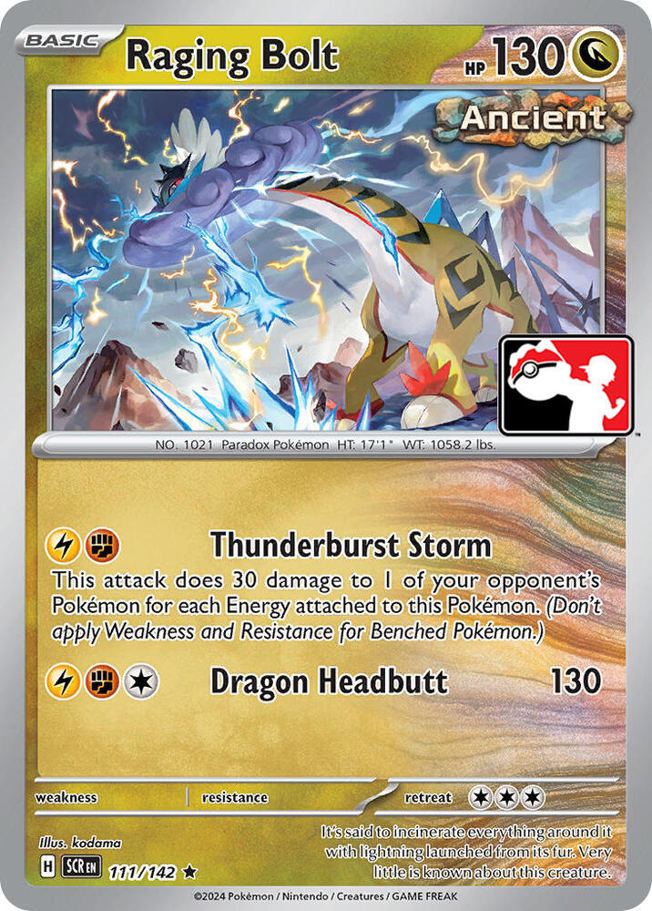 Raging Bolt Series 6 111/142 (Prize Pack Series Cards)  | Good Games Adelaide SA