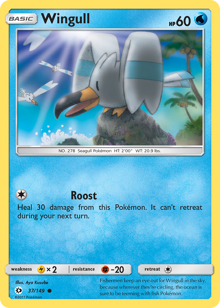 Wingull (37/149) [Sun & Moon: Base Set] | Good Games Adelaide SA