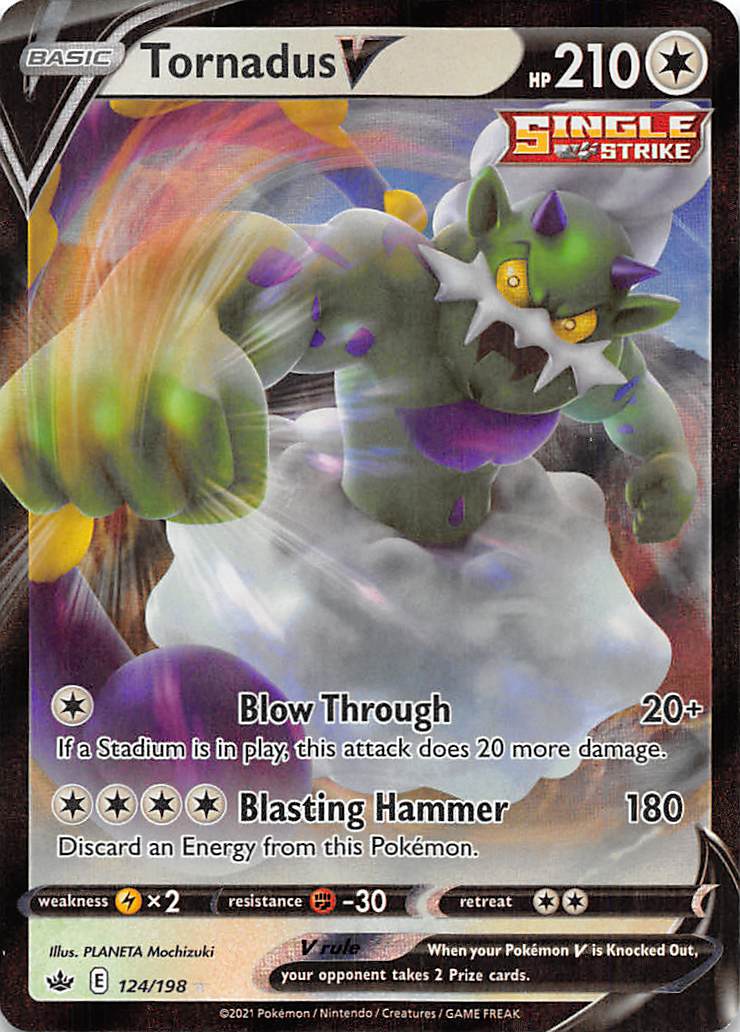 Tornadus V (124/198) [Sword & Shield: Chilling Reign] | Good Games Adelaide SA