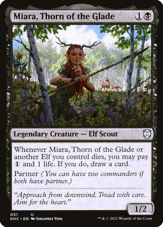 Miara, Thorn of the Glade 51 (Commander: Kaldheim)  | Good Games Adelaide SA