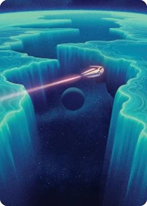Cascading Cataracts Art Card 50 54 50 (Art Series: Edge of Eternities)  | Good Games Adelaide SA