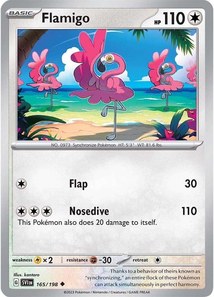 Flamigo (165/198) [Scarlet & Violet: Base Set] | Good Games Adelaide SA