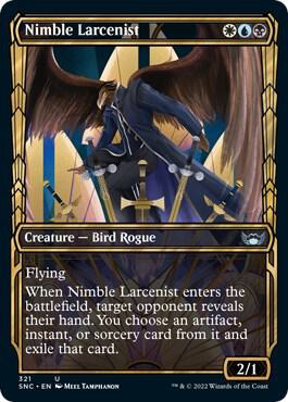 Nimble Larcenist Showcase 321 (Streets of New Capenna)  - Foil | Good Games Adelaide SA