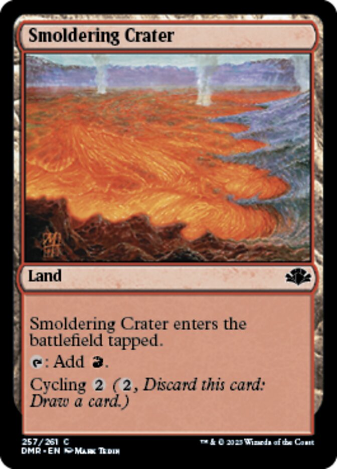 Smoldering Crater [Dominaria Remastered] | Good Games Adelaide SA