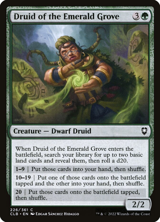 Druid of the Emerald Grove 226 (Commander Legends: Battle for Baldur's Gate)  | Good Games Adelaide SA