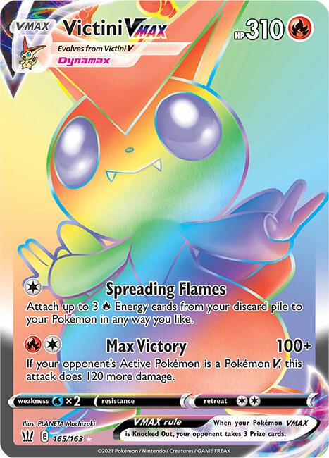 Victini VMAX Secret 165/163 (SWSH05: Battle Styles)  - Holofoil | Good Games Adelaide SA