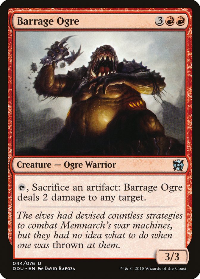 Barrage Ogre [Duel Decks: Elves vs. Inventors] | Good Games Adelaide SA