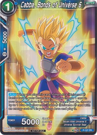 Cabba, Bonds of Universe 6 (Shop Tournament: Assault of Saiyans) (P-127) [Promotion Cards] | Good Games Adelaide SA