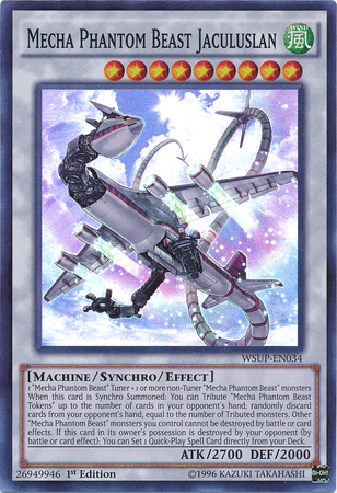 Mecha Phantom Beast Jaculuslan [WSUP-EN034] Super Rare | Good Games Adelaide SA