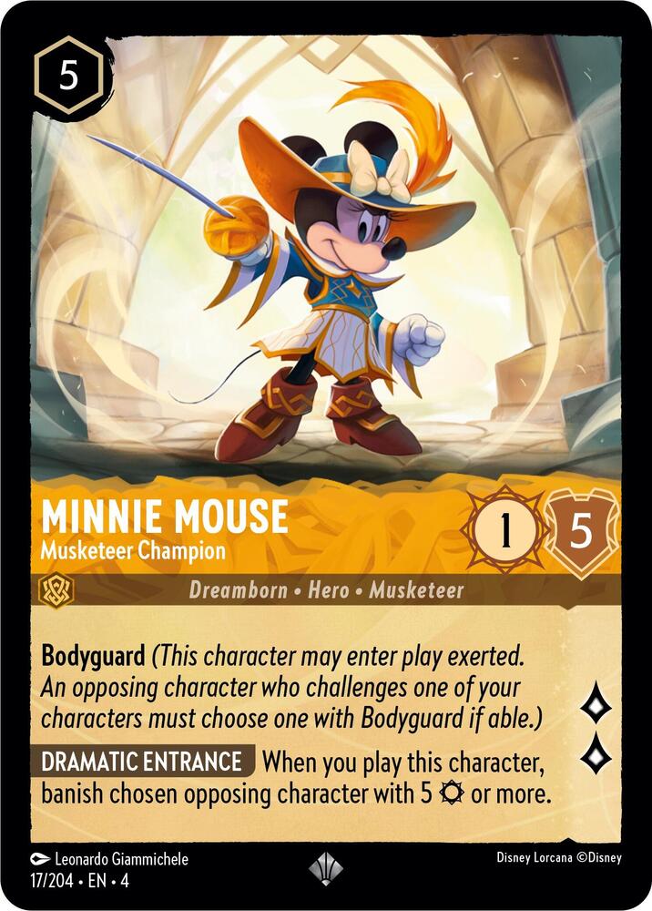 Minnie Mouse Musketeer Champion 17/204 (Ursula's Return)  | Good Games Adelaide SA
