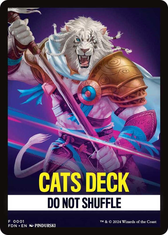Cats Deck Theme Card 1 (Foundations)  | Good Games Adelaide SA