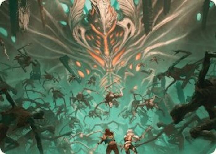 Valgavoths Onslaught Art Card 16 (Art Series: Duskmourn: House of Horror)  | Good Games Adelaide SA