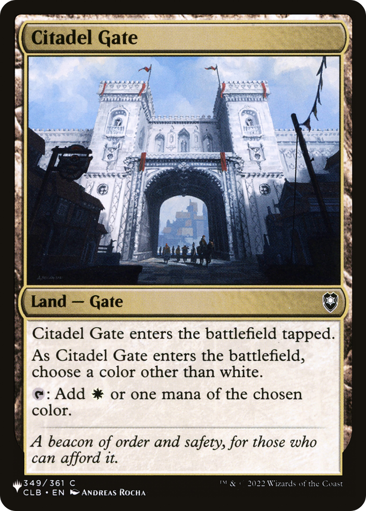 Citadel Gate [The List] | Good Games Adelaide SA
