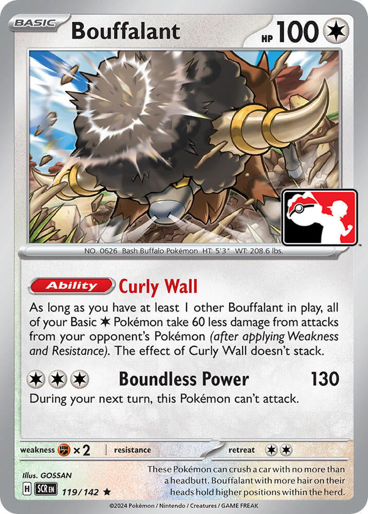 Bouffalant Series 6 119/142 (Prize Pack Series Cards)  - Holofoil | Good Games Adelaide SA