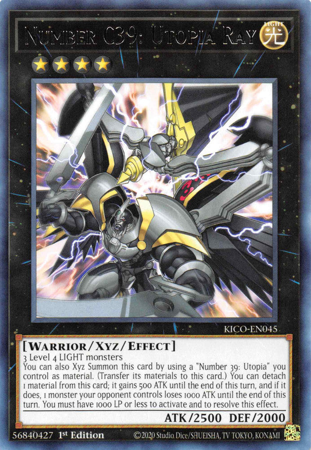 Number C39: Utopia Ray [KICO-EN045] Rare | Good Games Adelaide SA