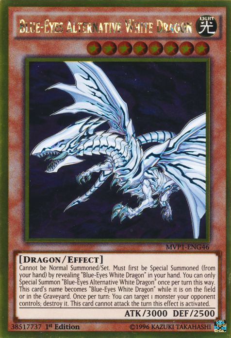 Blue-Eyes Alternative White Dragon [MVP1-ENG46] Gold Rare | Good Games Adelaide SA