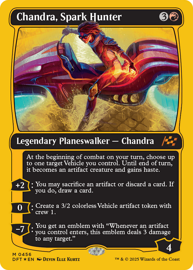 Chandra, Spark Hunter (First-Place Foil) [Aetherdrift] | Good Games Adelaide SA