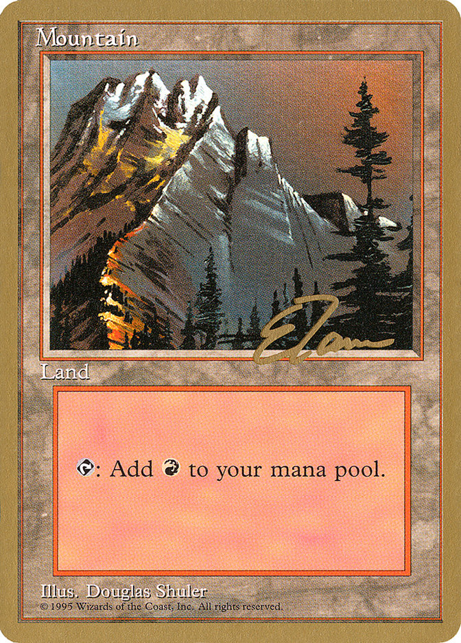 Mountain (et373) (Eric Tam) [Pro Tour Collector Set] | Good Games Adelaide SA