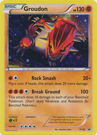 Groudon (XY52) (Jumbo Card) [XY: Black Star Promos] | Good Games Adelaide SA