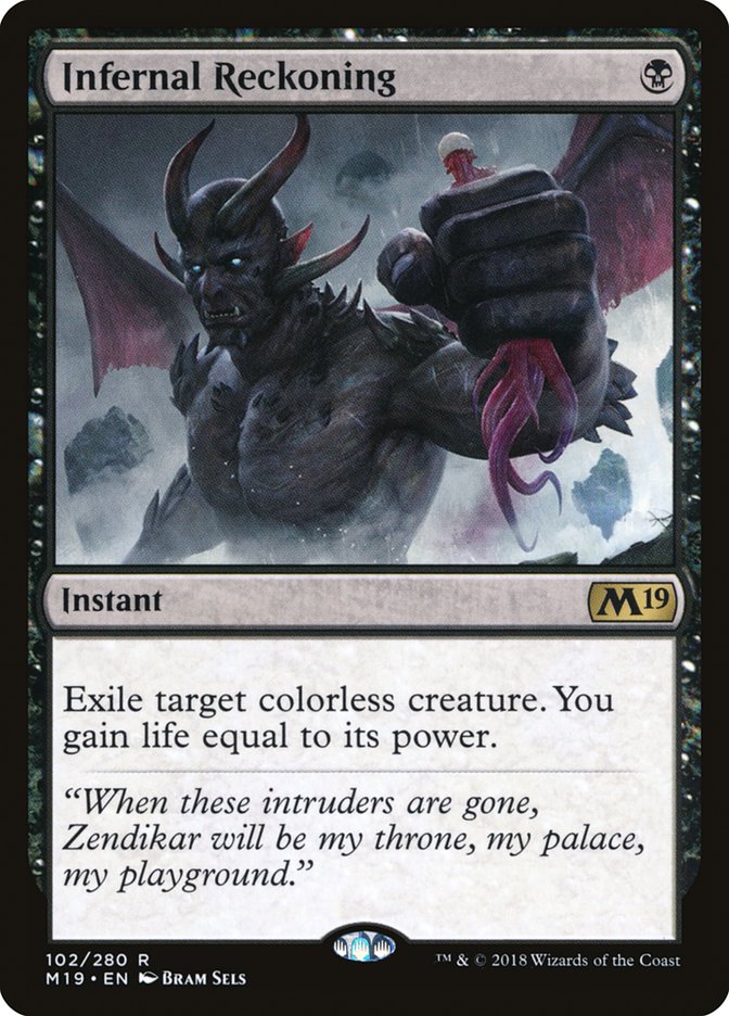 Infernal Reckoning 102 (Core Set 2019)  - Foil | Good Games Adelaide SA