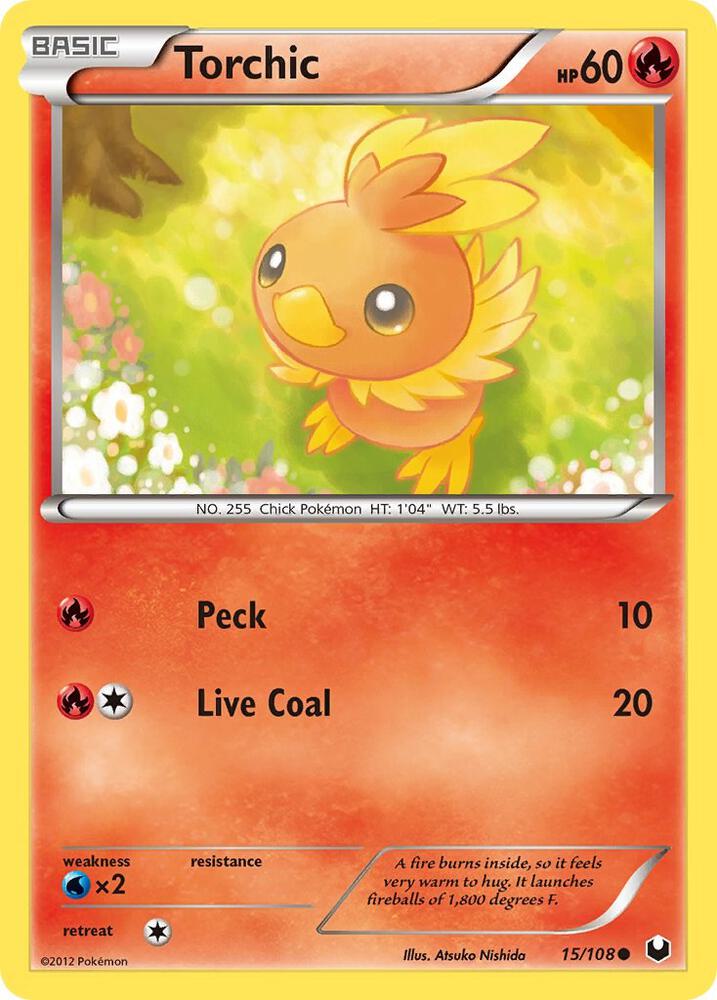 Torchic 15 15/108 (Dark Explorers)  - Reverse Holofoil | Good Games Adelaide SA