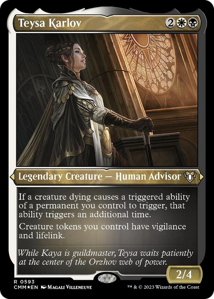 Teysa Karlov (Foil Etched) [Commander Masters] | Good Games Adelaide SA