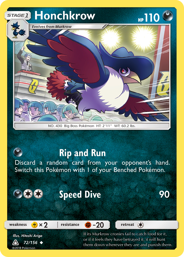 Honchkrow (72/156) [Sun & Moon: Ultra Prism] | Good Games Adelaide SA