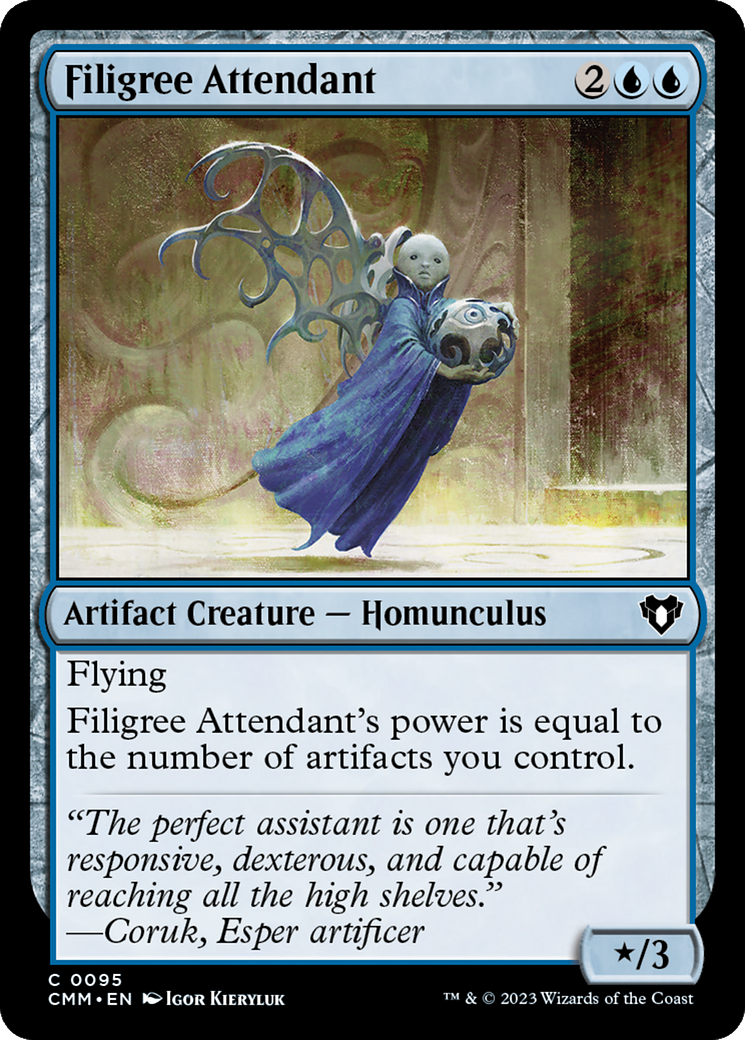 Filigree Attendant [Commander Masters] | Good Games Adelaide SA