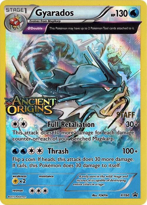 Gyarados Prerelease Staff XY60 (XY Promos)  - Holofoil | Good Games Adelaide SA