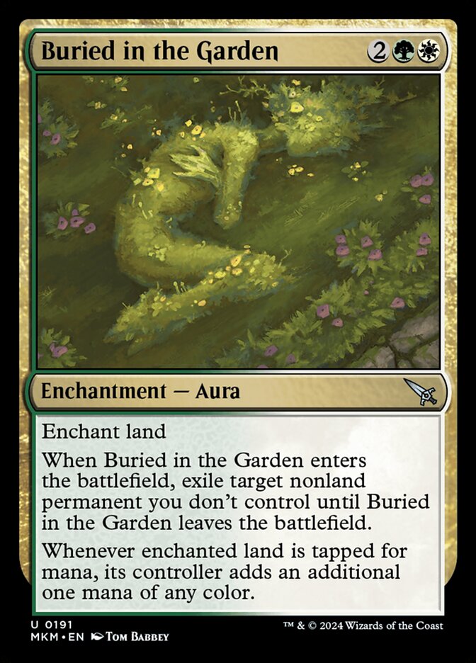 Buried in the Garden 191 (Murders at Karlov Manor)  - Foil | Good Games Adelaide SA