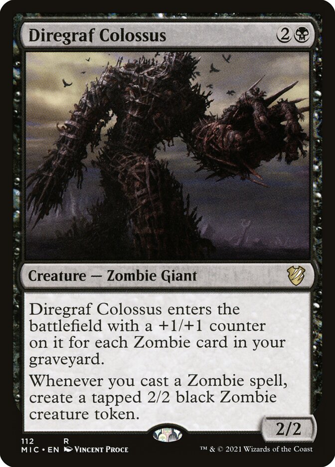 Diregraf Colossus 112 (Commander: Innistrad: Midnight Hunt)  | Good Games Adelaide SA