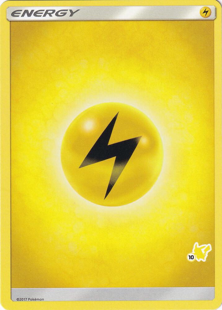 Lightning Energy 10 Pikachu Stamped  (Battle Academy)  | Good Games Adelaide SA