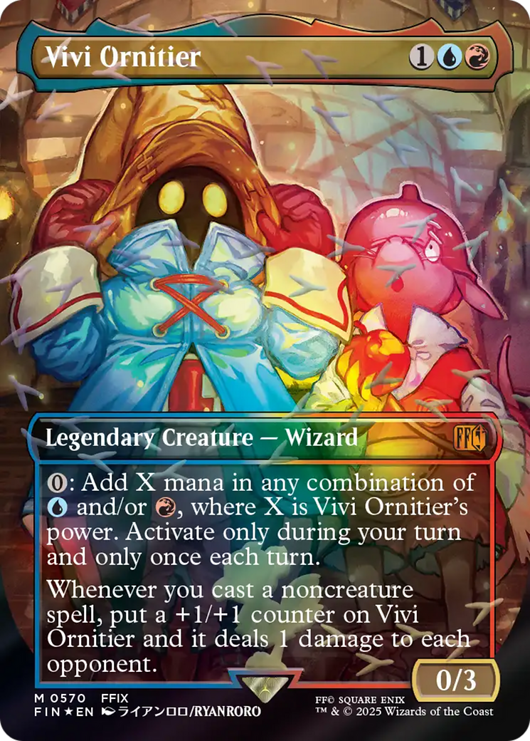 Vivi Ornitier (Borderless) (Chocobo Track Foil) [FINAL FANTASY] | Good Games Adelaide SA