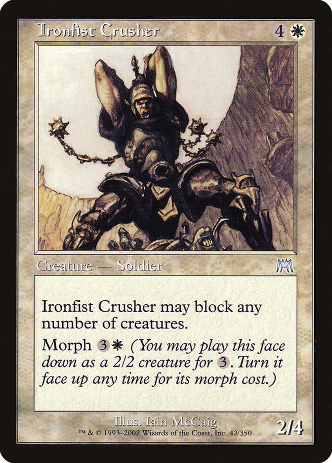 Ironfist Crusher 42 (Onslaught)  - Foil | Good Games Adelaide SA