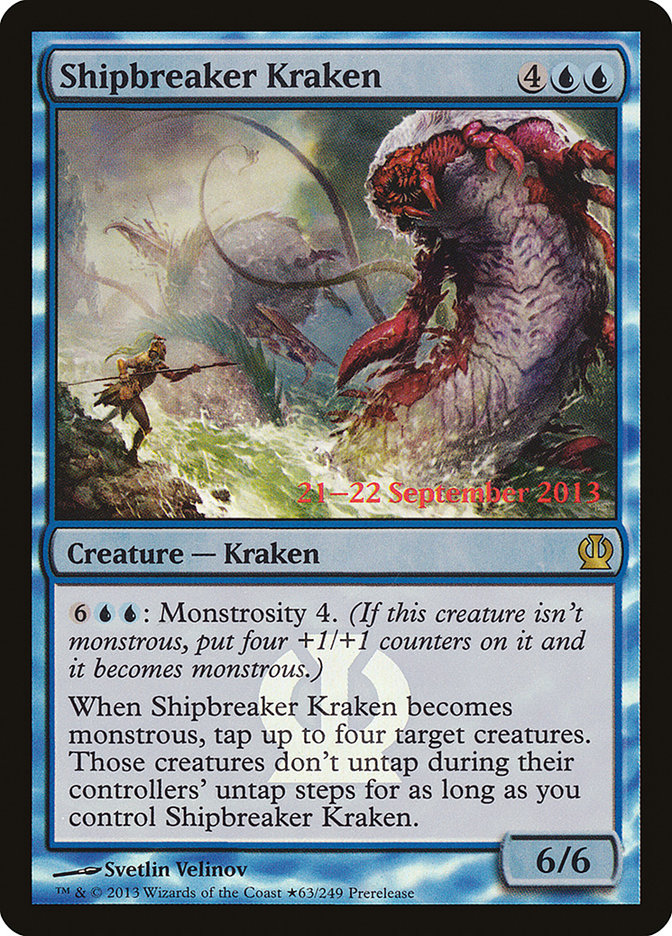Shipbreaker Kraken [Theros Promos] | Good Games Adelaide SA