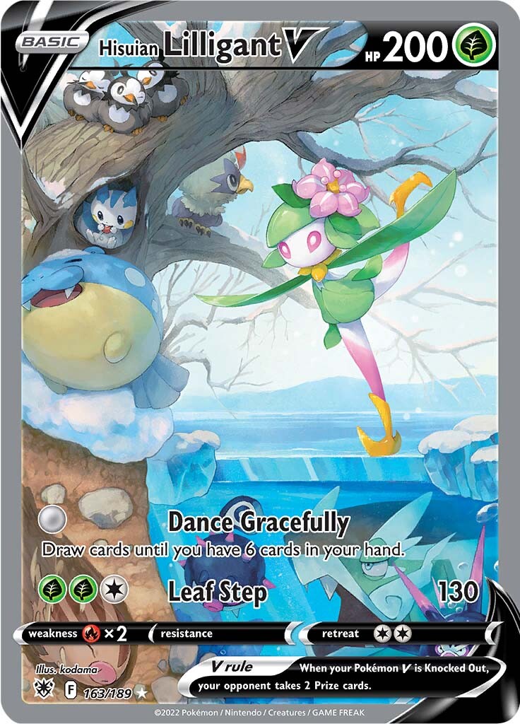 Hisuian Lilligant V (163/189) [Sword & Shield: Astral Radiance] | Good Games Adelaide SA