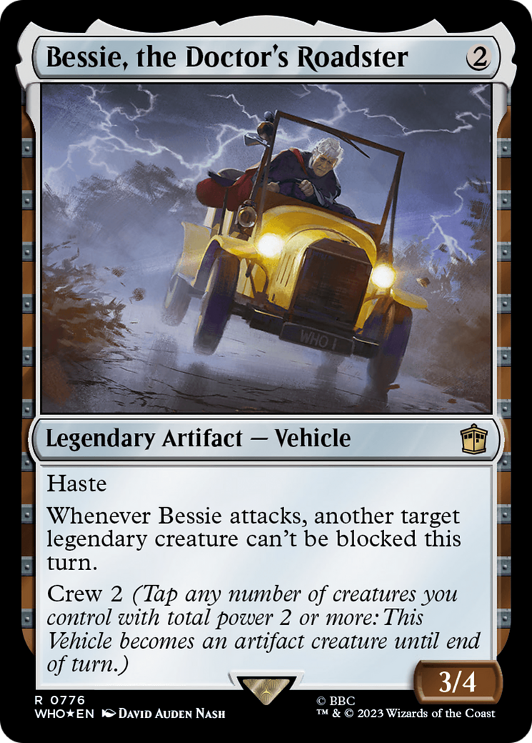 Bessie, the Doctor's Roadster (Surge Foil) [Doctor Who] | Good Games Adelaide SA