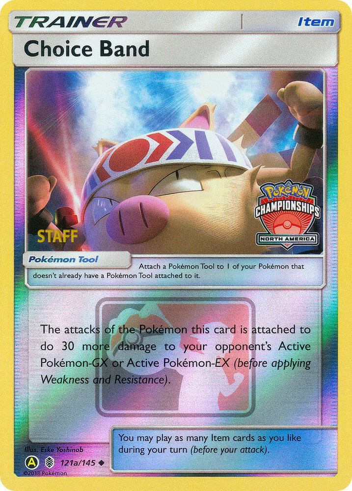 Choice Band 121a 145 North America Championships Staff 121a/145 (League & Championship Cards)  - Reverse Holofoil | Good Games Adelaide SA