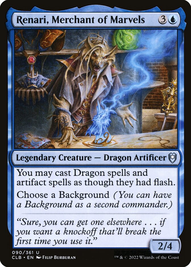 Renari, Merchant of Marvels 90 (Commander Legends: Battle for Baldur's Gate)  | Good Games Adelaide SA